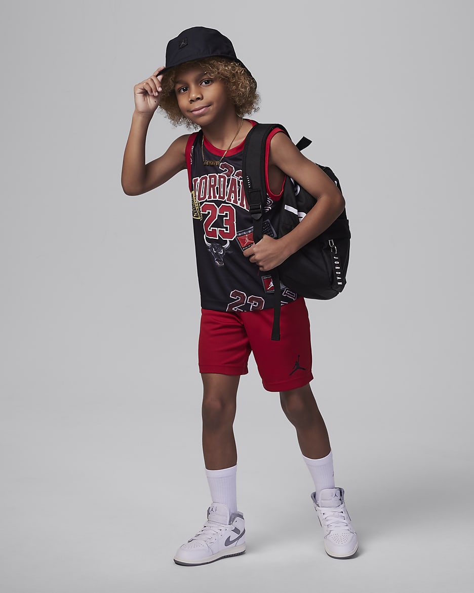 Jordan 23 Little Kids 2 Piece Jersey Set. Nike